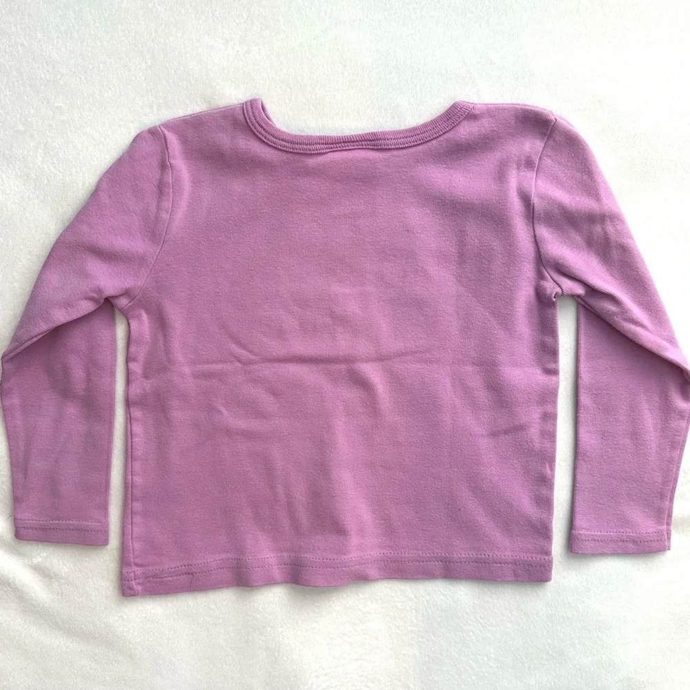 Vintage Y2K Oshkosh B’Gosh Purple Long Sleeve Shirt Flowers 4T Toddler Girl